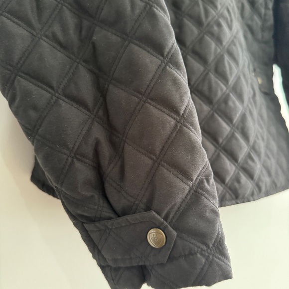 Ariat Quilted Barn Coat Equestrian Riding Jacket Full Split Zip Puffer Women Med - Picture 8 of 13